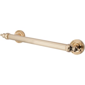 image:imageKingston Brass DR710122 Designer Trimscape Templeton Grab Bar 12Inch with TL TIP Polished BrassPolished Brass