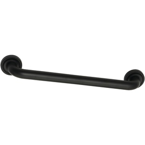 image:imageKingston Brass DR914182 Designer Trimscape Camelon 18Inch Grab Bar Polished BrassMatte Black