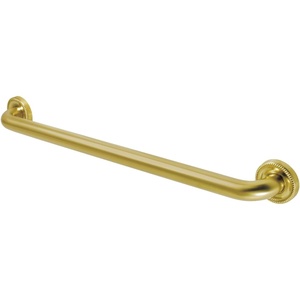 image:imageKingston Brass DR914242 Camelon 24Inch X 114Inch OD Grab Bar Polished BrassBrushed Brass