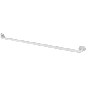 image:imageKingston Brass GB1248CSW Made To Match 48Inch x 112Inch OD Stainless Steel ADA Grab Bar in WhiteWhite