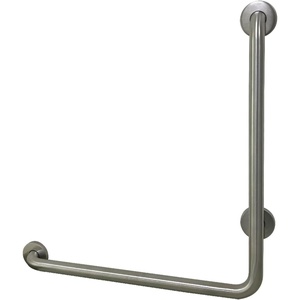 image:imageKingston Brass GBL1224CSL8 24x 24 LShaped Grab Bar  Left Hand Brushed NickelBrushed Nickel