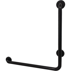 image:imageKingston Brass GBL1224CSL8 24x 24 LShaped Grab Bar  Left Hand Brushed NickelMatte Black