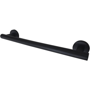 image:imageKingston Brass GBS1412CS7 Berwyn 12Inch x 114Inch OD Stainless Steel Grab Bar in Brushed BrassMatte Black