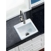 image:imageGourmetier GCKTS15158 15X15 Single Bowl Top Mount DropIn Kitchen Sink WhiteWhite