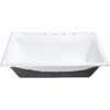 image:imageGourmetier GCKTS15158 15X15 Single Bowl Top Mount DropIn Kitchen Sink WhiteWhite