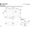 image:imageGourmetier GCKTS15158 15X15 Single Bowl Top Mount DropIn Kitchen Sink WhiteWhite