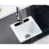image:imageGourmetier GCKTS15158 15X15 Single Bowl Top Mount DropIn Kitchen Sink WhiteWhite