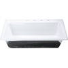 image:imageGourmetier GCKTS15158 15X15 Single Bowl Top Mount DropIn Kitchen Sink WhiteWhite