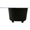 image:imageGourmetier GCKTS15158 15X15 Single Bowl Top Mount DropIn Kitchen Sink WhiteWhite