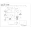 image:imageGourmetier GCKTS15158 15X15 Single Bowl Top Mount DropIn Kitchen Sink WhiteWhite