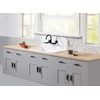 image:imageGourmetier GKTA302119 Arcticstone 30 in Solid Surface Farmhouse Kitchen Sink with Backsplash Matte White