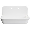image:imageGourmetier GKTA302119 Arcticstone 30 in Solid Surface Farmhouse Kitchen Sink with Backsplash Matte White