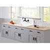 image:imageGourmetier GKTA302119 Arcticstone 30 in Solid Surface Farmhouse Kitchen Sink with Backsplash Matte White