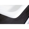 image:imageGourmetier GT33229D2 Petra Galley 33Inch Cast Iron Double Bowl DropIn Kitchen Sink 2Hole WhiteWhite