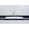 image:imageGourmetier GT33229D4 Petra Galley 33Inch Cast Iron Double Bowl DropIn Kitchen Sink 4Hole White