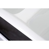 image:imageGourmetier GT33229D4 Petra Galley 33Inch Cast Iron Double Bowl DropIn Kitchen Sink 4Hole White