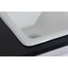 image:imageGourmetier GT33229D4 Petra Galley 33Inch Cast Iron Double Bowl DropIn Kitchen Sink 4Hole White