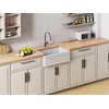 image:imageGourmetier KGPF311910EBC 30 Fireclay Farmhouse Kitchen Sink Matte WhiteGlossy White
