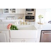 image:imageKingston Brass GKFA301810BC Arctic Stone Solid Surface White Apron Front Farmhouse Single Bowl Kitchen Sink 30 L X 18 W X 9916 D Matte WhiteMatte White