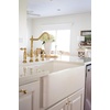 image:imageKingston Brass GKFA301810BC Arctic Stone Solid Surface White Apron Front Farmhouse Single Bowl Kitchen Sink 30 L X 18 W X 9916 D Matte WhiteMatte White