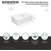 image:imageKingston Brass GKFA301810BC Arctic Stone Solid Surface White Apron Front Farmhouse Single Bowl Kitchen Sink 30 L X 18 W X 9916 D Matte WhiteMatte White
