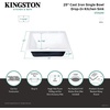 image:imageKingston Brass GT252292 Towne 25 Cast Iron SelfRimming Single Bowl DropIn Kitchen Sink 2Hole White