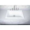 image:imageKingston Brass GT332295 Towne 33 Cast Iron SelfRimming Single Bowl DropIn Kitchen Sink 5Hole White