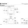image:imageKingston Brass Gourmetier GKTA242119 Arcticstone 24 in Solid Surface Farmhouse Kitchen Sink with Backsplash Matte WhiteMatte White