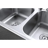 image:imageKingston Brass Gourmetier GKTD33227 Self Rimming Stainless Steel Double Bowl Kitchen Sink 33InchLength by 22InchWidth by 7InchHeight Brushed Stainless SteelStainless Steel