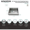 image:imageKingston Brass Gourmetier GKTSF302491 Edinburg DropIn 30 Inch Single Bowl Kitchen Sink Brushed