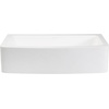 image:imageKingston Brass Gourmetier KGKFA361810BC 36Inch x 18Inch Single Bowl ApronFront Farmhouse Kitchen Sink with Drain Matte WhiteBrushedMatte White