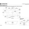image:imageKingston Brass Towne KGCKTS3622111 36 Cast Iron SelfRimming Single Bowl DropIn Kitchen Sink with 4Hole Drain and Strainer WhitePolished ChromeWhiteBrushed Nickel