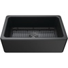 image:imageGourmetier KGPF311910EBC 30 Fireclay Farmhouse Kitchen Sink Matte WhiteMatte Black