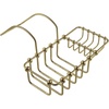 image:imageKingston Brass CC2168 Clawfoot Tub Rim Soap and Sponge Holder Brushed NickelBrushed Brass