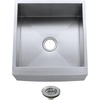 image:imageKingston Brass Denver KUF212110BN8 Stainless Steel Farmhouse Single Bowl Sink with Strainer Stainless SteelBrushed NickelStainless SteelPolished Chrome
