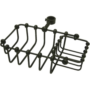 image:imageKingston Brass CC2145 7Inch Riser Mount Soap Basket for Clawfoot Tubs Oil Rubbed BronzeOil Rubbed Bronze