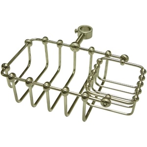image:imageKingston Brass CC2148 7 Riser Mount Soap Basket Brushed Nickel