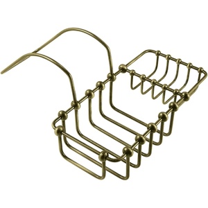 image:imageKingston Brass CC2168 Clawfoot Tub Rim Soap and Sponge Holder Brushed NickelAntique Brass