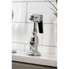 image:imageGourmetier GSY7703ACLBS American Classic SingleHandle Kitchen Faucet with Brass Sprayer Antique BrassPolished Chrome