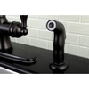 image:imageGourmetier GSY7708ACLSP American Classic SingleHandle Kitchen Faucet with Brass Sprayer Brushed NickelOil Rubbed Bronze