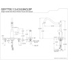 image:imageGourmetier GSY7708ACLSP American Classic SingleHandle Kitchen Faucet with Brass Sprayer Brushed NickelPolished Chrome