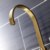 image:imageGourmetier LS8710DLSP Concord SingleHandle Kitchen Faucet with Side Sprayer Matte BlackBrushed Brass