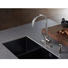 image:imageGourmetier LS8710DLSP Concord SingleHandle Kitchen Faucet with Side Sprayer Matte BlackBrushed Nickel