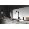 image:imageGourmetier LS8710DLSP Concord SingleHandle Kitchen Faucet with Side Sprayer Matte BlackMatte Black