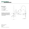 image:imageGourmetier LS8710DLSP Concord SingleHandle Kitchen Faucet with Side Sprayer Matte BlackMatte Black