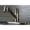 image:imageKingston Brass GSC7575WEL PullOut Kitchen Faucet 8916 in Spout Reach Oil Rubbed BronzeBrushed Nickel