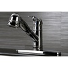 image:imageKingston Brass GSC7575WEL PullOut Kitchen Faucet 8916 in Spout Reach Oil Rubbed BronzePolished Chrome
