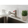 image:imageKingston Brass GSC8578DKL Kaiser PullOut Sprayer Kitchen Faucet Brushed Nickel 1038 x 875 x 881Brushed Nickel