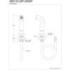 image:imageKingston Brass Gourmetier KBS122SP Kitchen Faucet Sprayer BlackBlackChrome