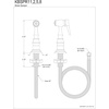 image:imageKingston Brass Gourmetier KBSPR11 Kitchen Faucet Sprayer Polished ChromeBrushed Nickel